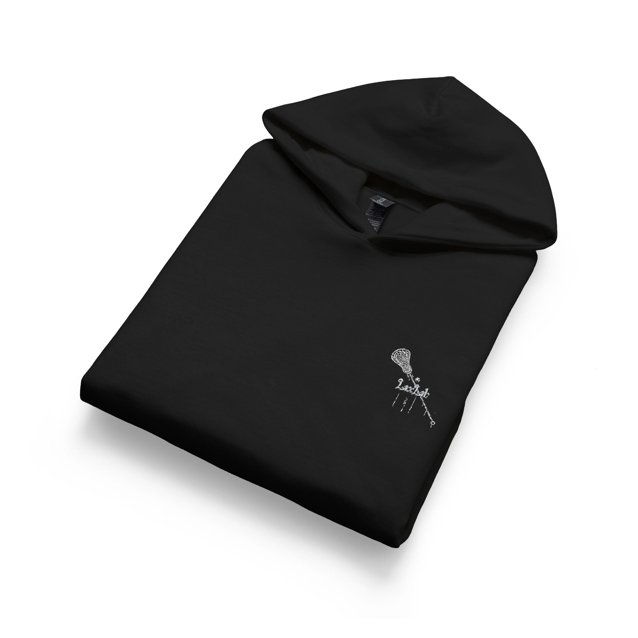 Youth Hoodie with Small White Map Graphic - Minimal Island Outline Sweatshirt
