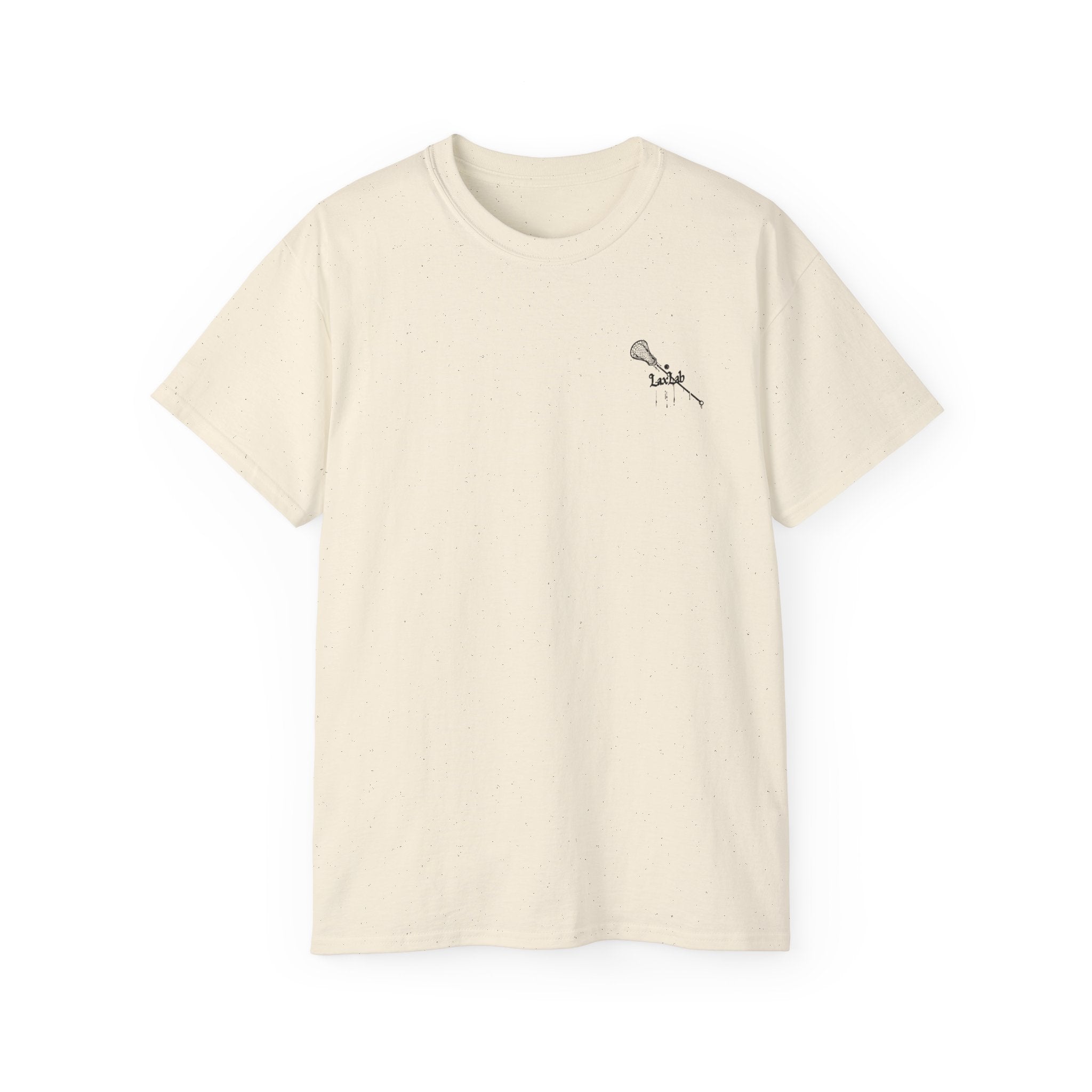 Lacrosse Graphic Tee — "Sorry. Can't. Lacrosse. Bye." White Cotton Shirt