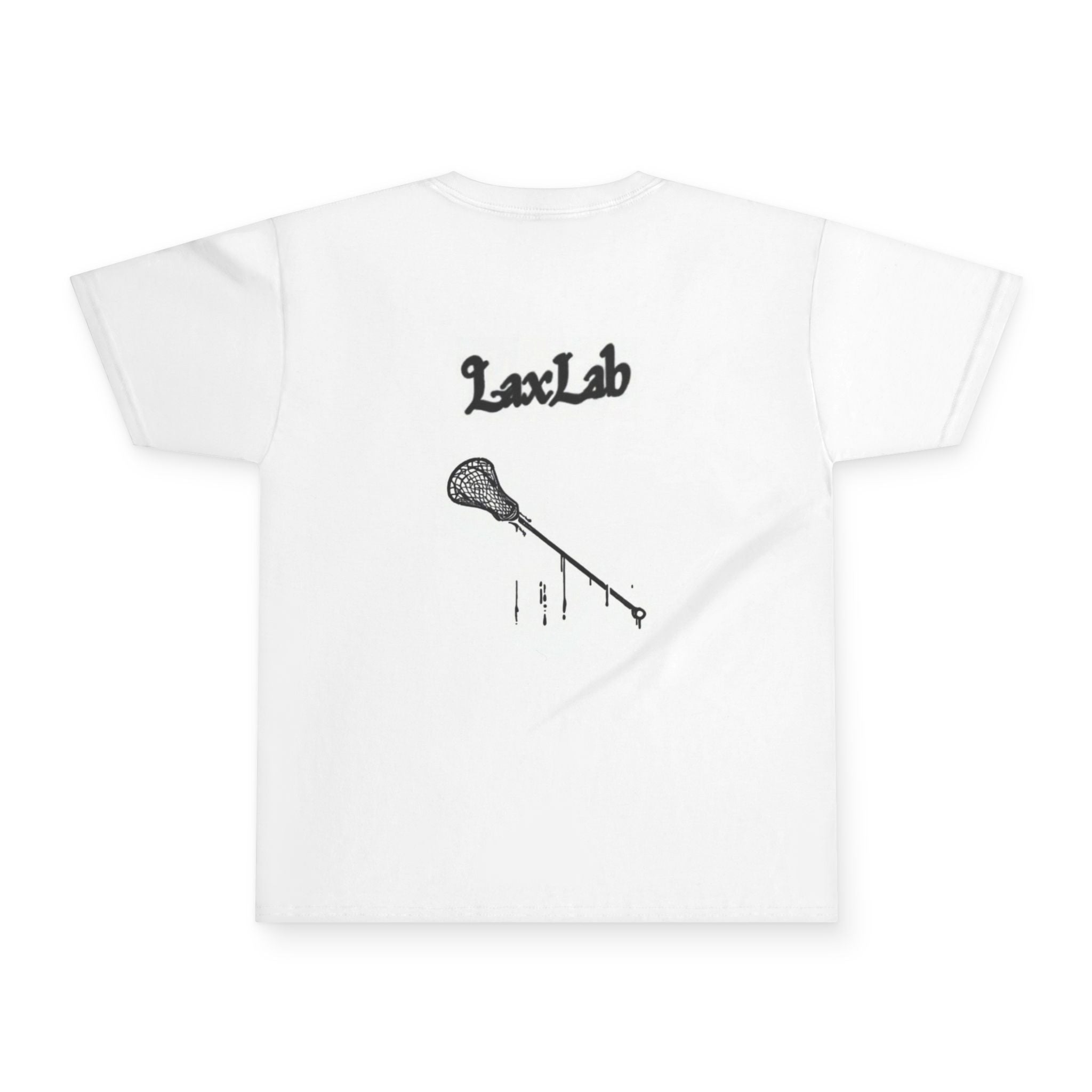 Youth Lacrosse Tee with LaxLab stick design