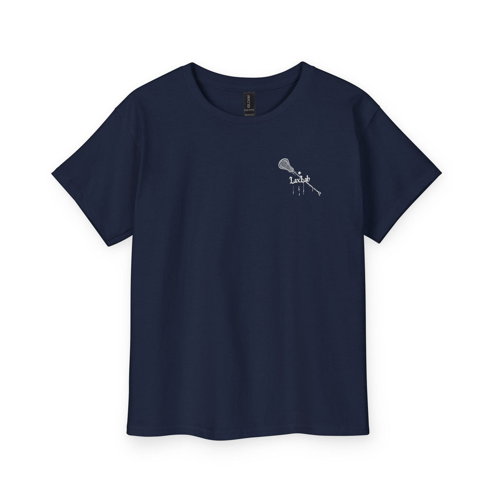 Youth Lacrosse Graphic Tee – Minimal Lacrosse Kids T‑Shirt