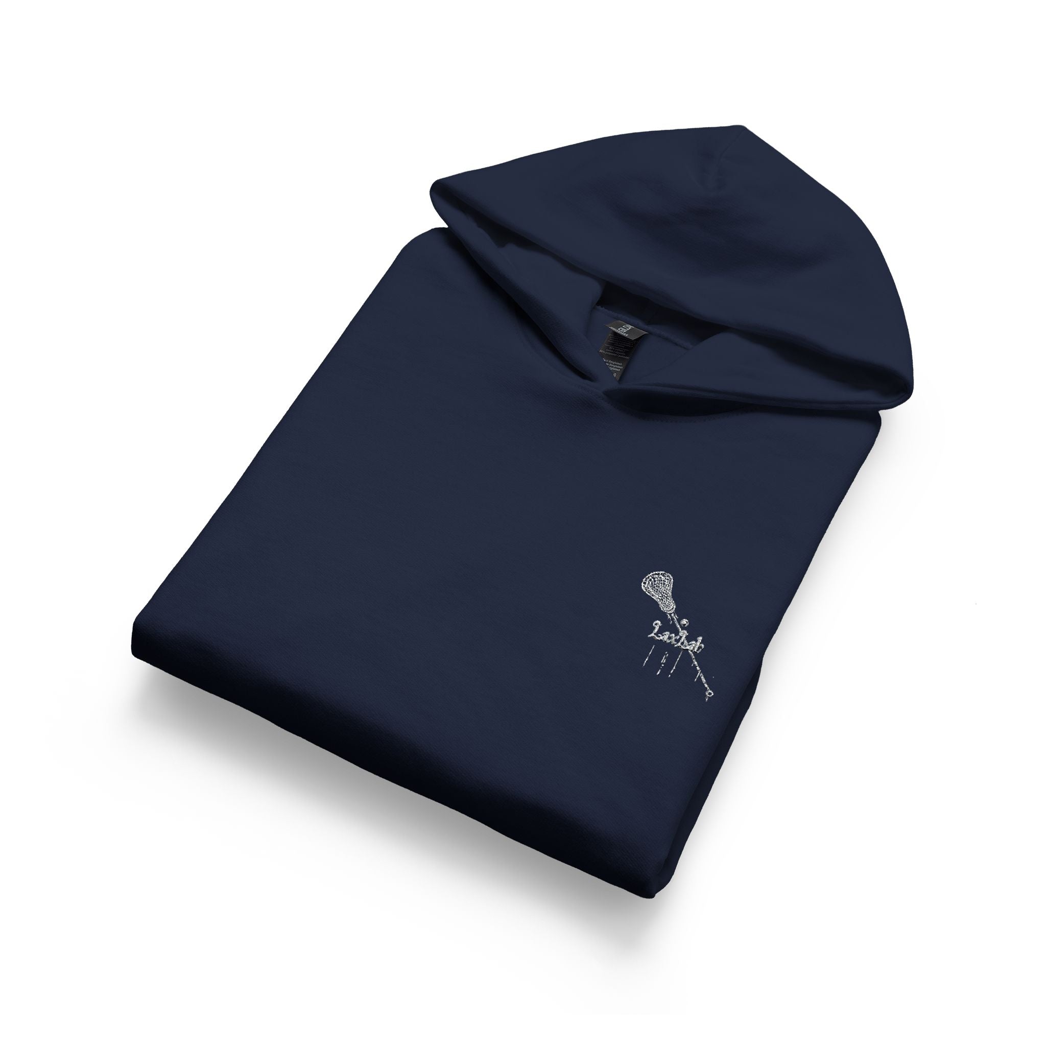 Youth Hoodie with Small White Map Graphic - Minimal Island Outline Sweatshirt