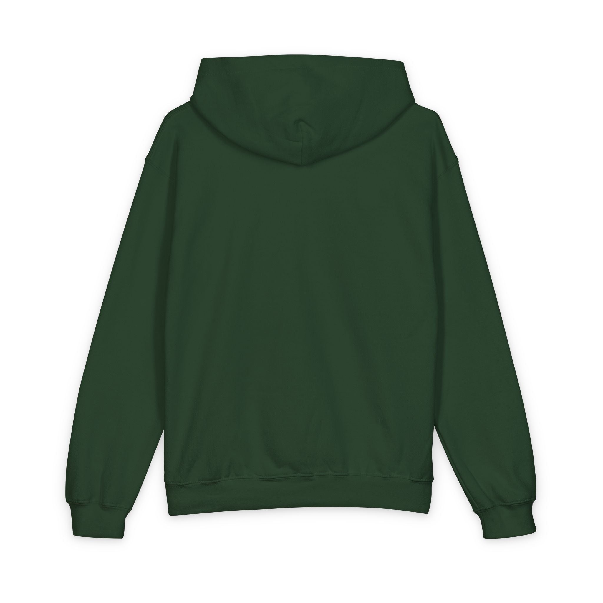 Youth Hoodie with Small White Map Graphic - Minimal Island Outline Sweatshirt
