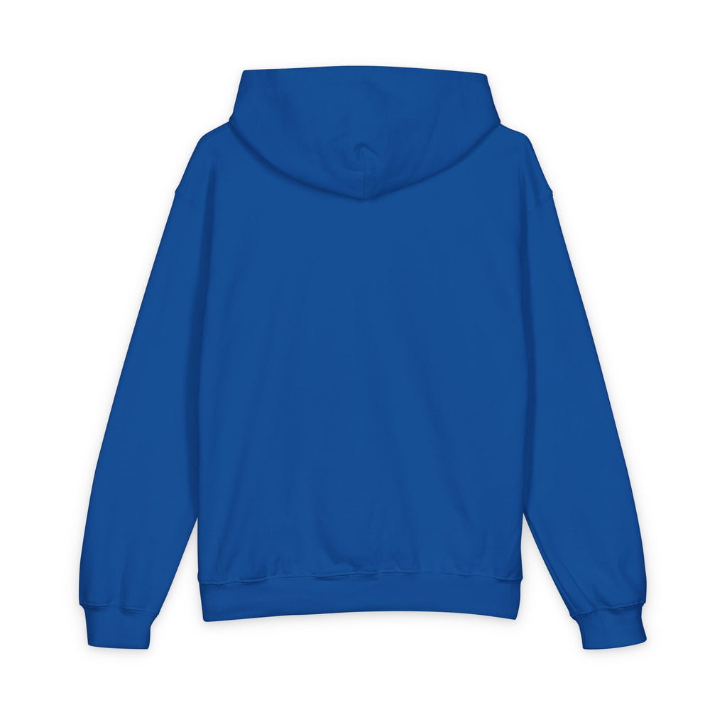 Youth Hoodie with Small White Map Graphic - Minimal Island Outline Sweatshirt