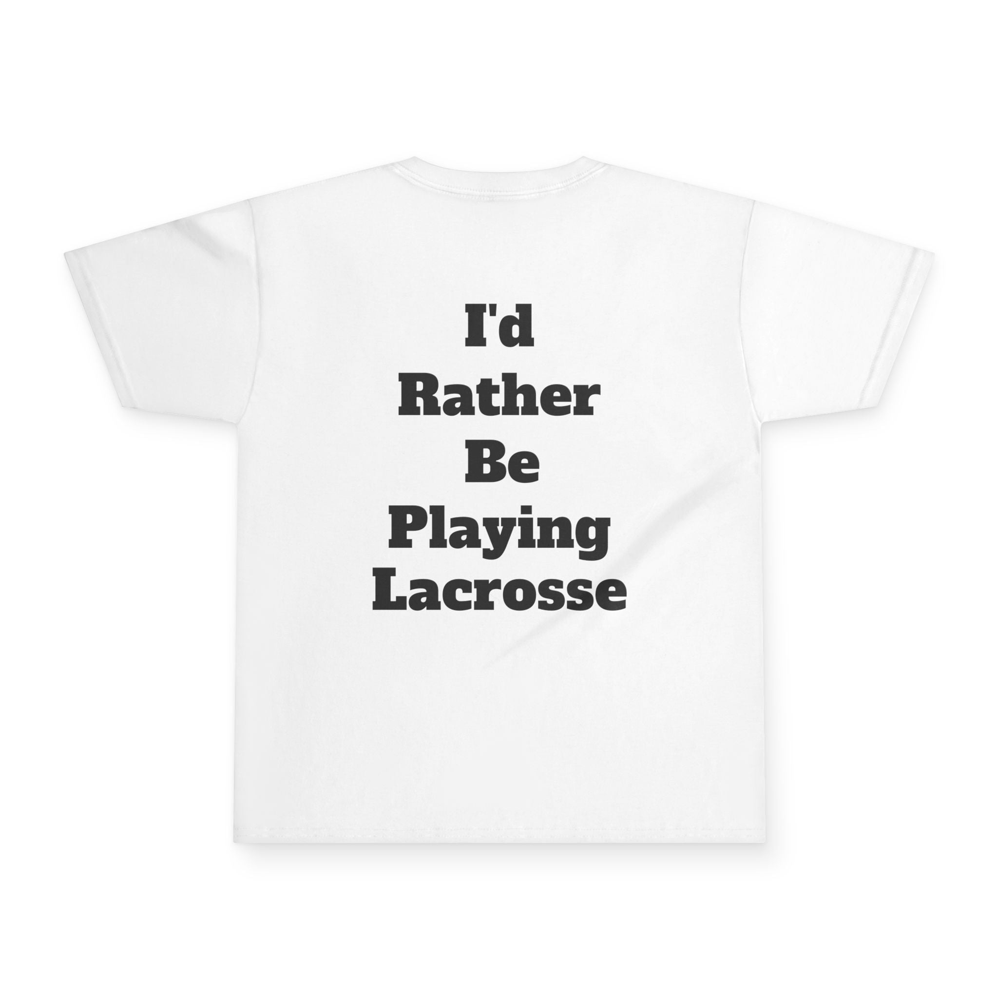 Youth Lacrosse T‑Shirt - "I'd Rather Be Playing Lacrosse" Tee