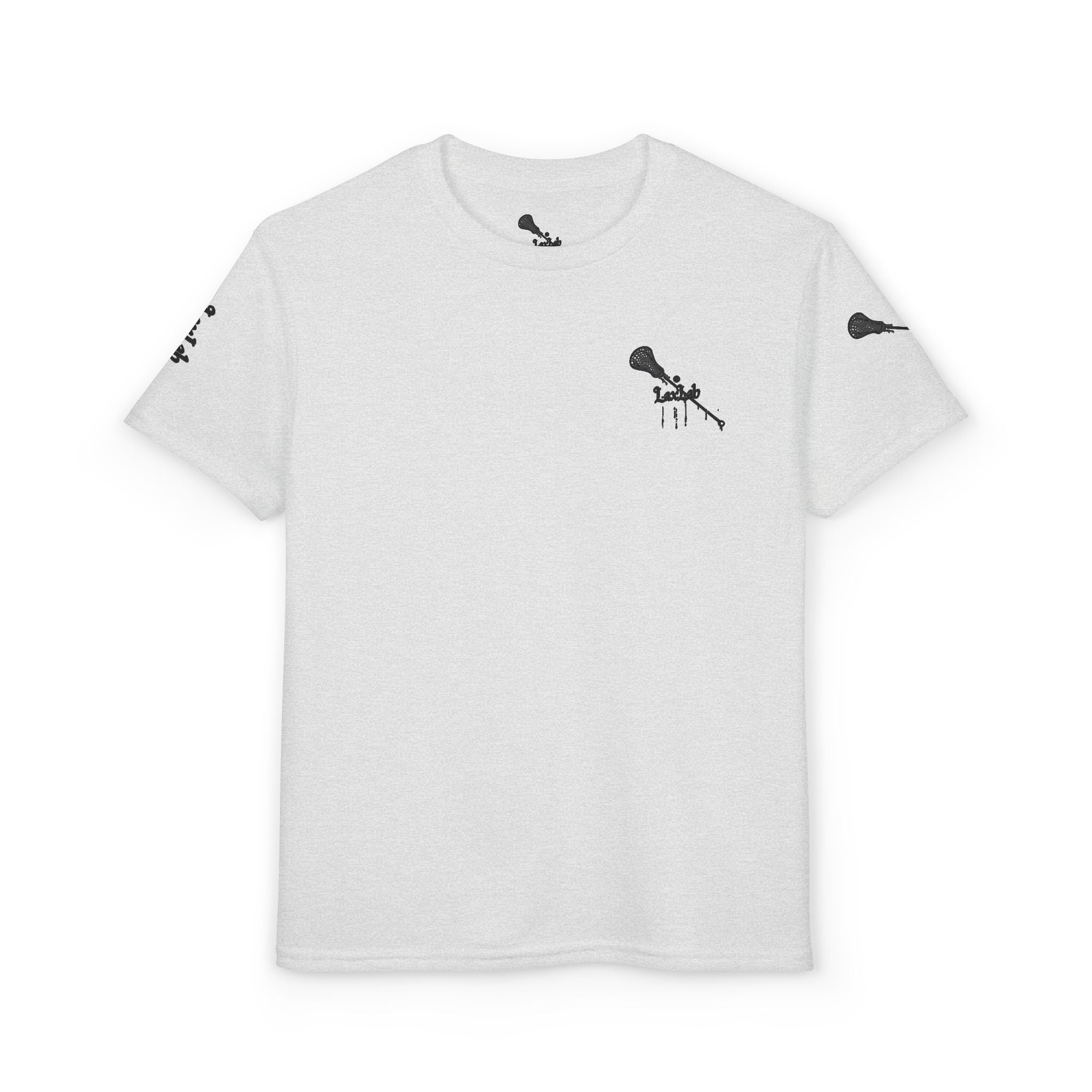 Youth Lacrosse T-Shirt — 'Lax Snacks' Player Graphic