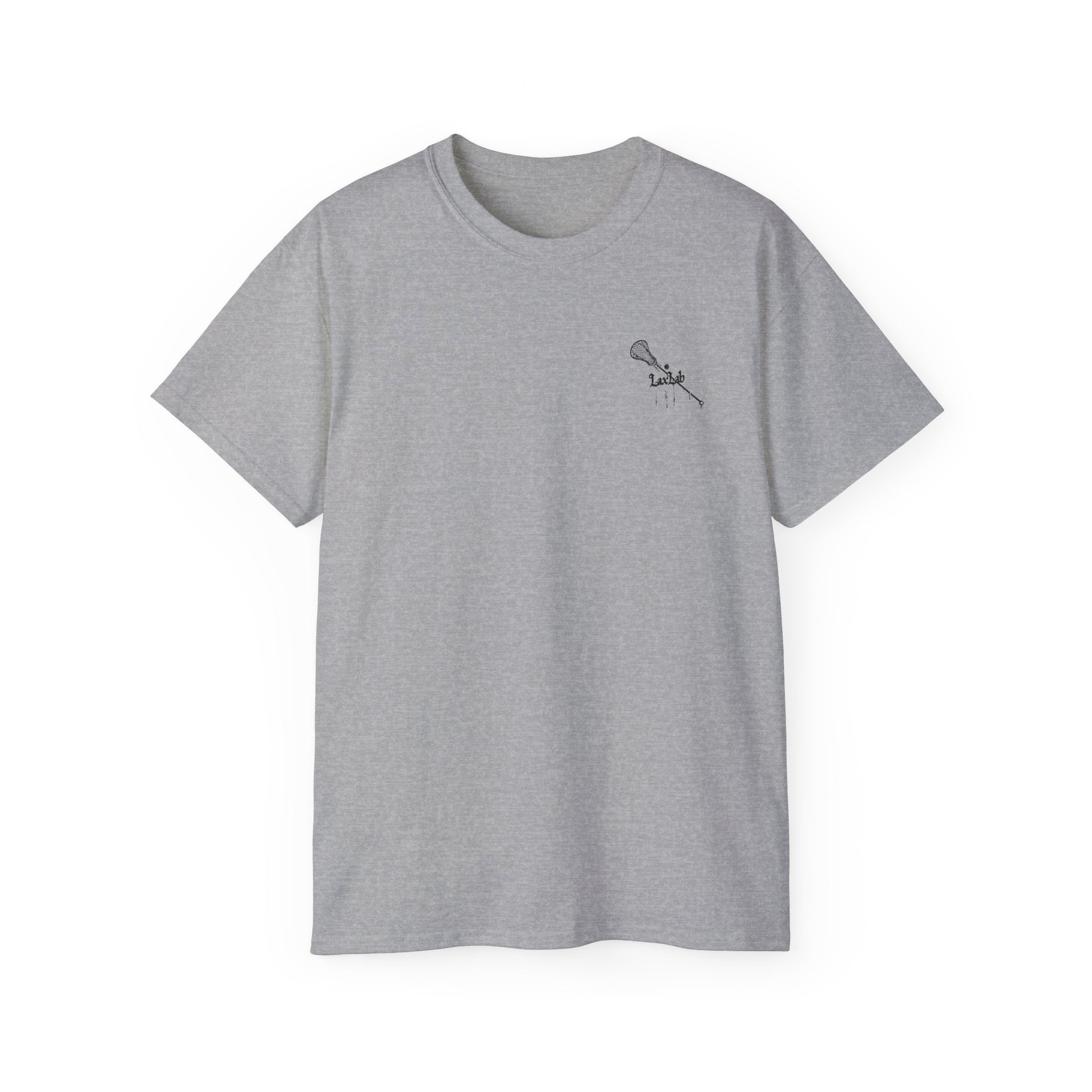 Lacrosse Graphic Tee — "Sorry. Can't. Lacrosse. Bye." White Cotton Shirt