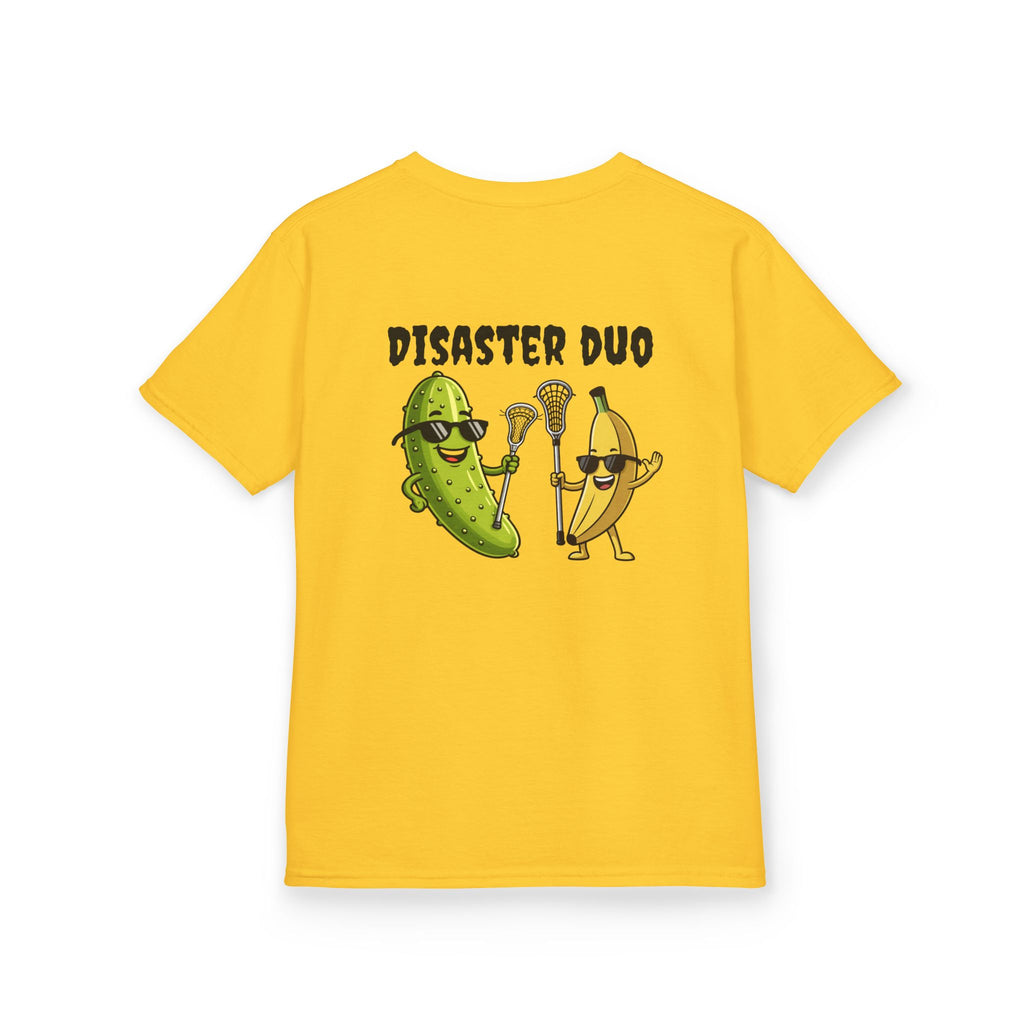 Disaster Duo laxlab youth tee